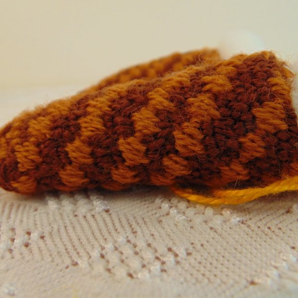 Vintage Ice Cream Cones, Christmas Tree Ornaments, Handmade, Needlepoint - Picture 5 of 6